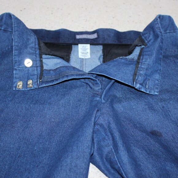 Laura Scott Denim Bermuda Style Shorts - Picture 5 of 7